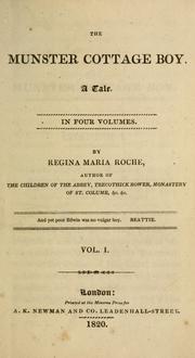 Cover of: The Munster cottage boy. by Regina Maria Roche