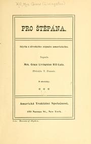 Cover of: Pro Stepána by Grace Livingston Hill