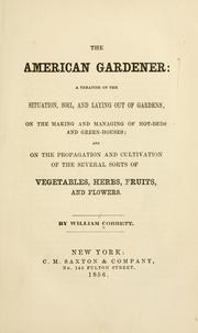 Cover of: The American gardener