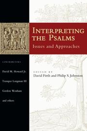 Cover of: Interpreting the Psalms: Issues And Approaches