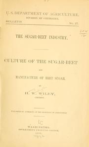 Cover of: The sugar-beet industry.