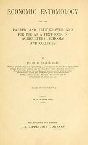 Cover of: Economic entomology for the farmer and fruit-grower by John Bernhard Smith