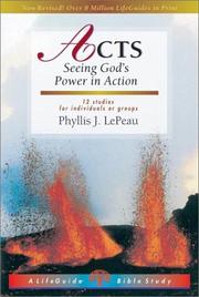 Cover of: Acts by Phyllis J. Le Peau, Phyllis J. Le Peau