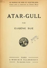 Cover of: Atar-Gull by Eugène Sue