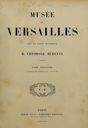 Cover of: Musée de Versailles: avec un texte historique