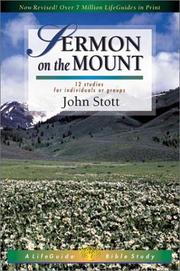 Cover of: Sermon on the Mount by John R. W. Stott