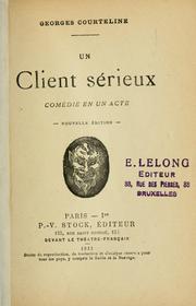 Cover of: Un client sérieux by Georges Courteline