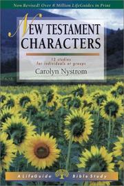Cover of: New Testament Characters (Lifeguide Bible Studies)