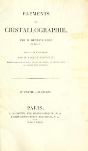 Cover of: Éléments de cristallographie