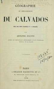 Cover of: Géographie du département du Calvados.