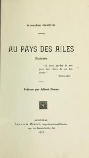 Cover of: Au pays des ailes, poésies