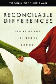 Cover of: Reconcilable Differences by Virginia Todd Holeman, Virginia Todd Holeman