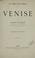 Cover of: Venise