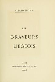 Cover of: Les graveurs liégeois.