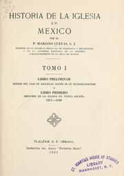 Cover of: Historia de la Iglesia en México by Mariano Cuevas