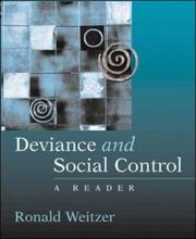 Cover of: Deviance and Social Control | Ronald Weitzer