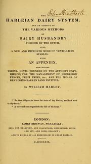 Cover of: The Harleian dairy system