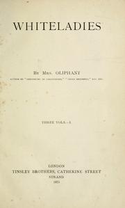 Cover of: Whiteladies by Margaret Oliphant