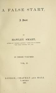 Cover of: A false start by Hawley Smart