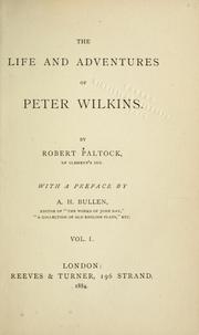 Cover of: The life and adventures of Peter Wilkins