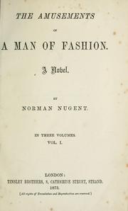 Cover of: The amusements of a man of fashion