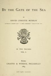 Cover of: By the gate of the sea by David Christie-Murray