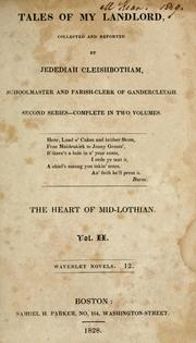 Cover of: Tales of my landlord. by Sir Walter Scott
