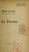 Cover of: La paroisse.