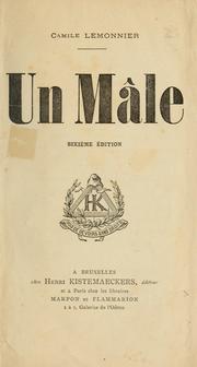 Cover of: Un mâle.