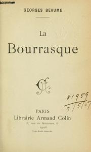 Cover of: La bourrasque.