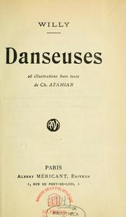 Cover of: Danseuses