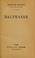 Cover of: Balthasar