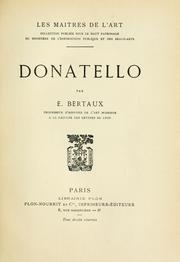Cover of: Donatello