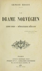 Cover of: Le drame norvégien by Ernest Tissot