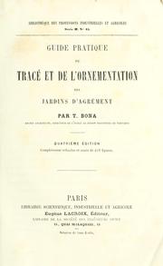 Cover of: Guide pratique du tracé et de l'ornementation des jardins d'agrément