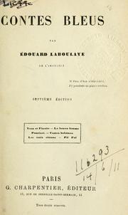 Cover of: Contes bleus by Edouard Laboulaye