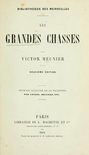 Cover of: Les grandes chasse