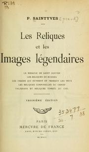 Cover of: Les reliques et les images légendaires.