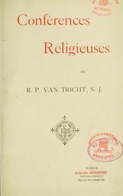 Cover of: Conferences religieuses