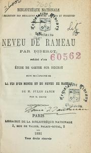 Cover of: Neveu de Rameau. by Denis Diderot