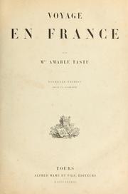 Cover of: Voyage en France