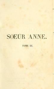 Cover of: Soeur Anne. by Paul de Kock