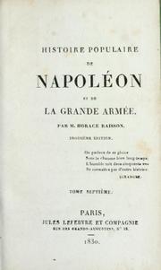 Histoire populaire de Napoléon et de la grande armée by Marguerite Mademoiselle