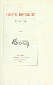 Cover of: Lettres adressées à Jean et Guy de Daillon, comtes du Lude, gouverneurs de Poitou de 1543 à 1557 et de 1557 à 1585