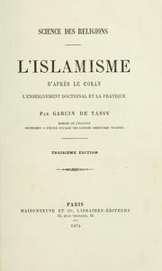 Cover of: Science des religions.: L'Islamisme, d'après de Coran; l'enseignement doctrinal et la pratique.