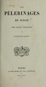 Cover of: pèlerinages de Suisse
