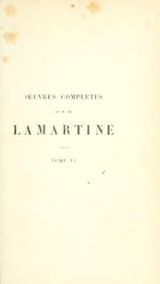 Cover of: La chute d'un ange by Alphonse de Lamartine