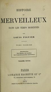 Cover of: Histoire du merveilleux dans les temps modernes.