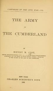 Cover of: The Army of the Cumberland