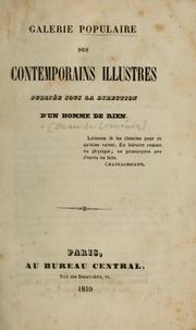 Cover of: Galérie populaire des contemporains illustres